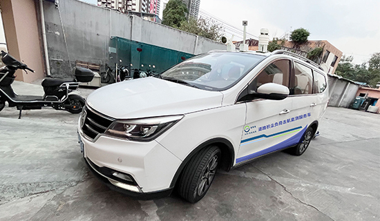 道路积尘负荷监测系统：移动巡航监测+污染动态地图绘制